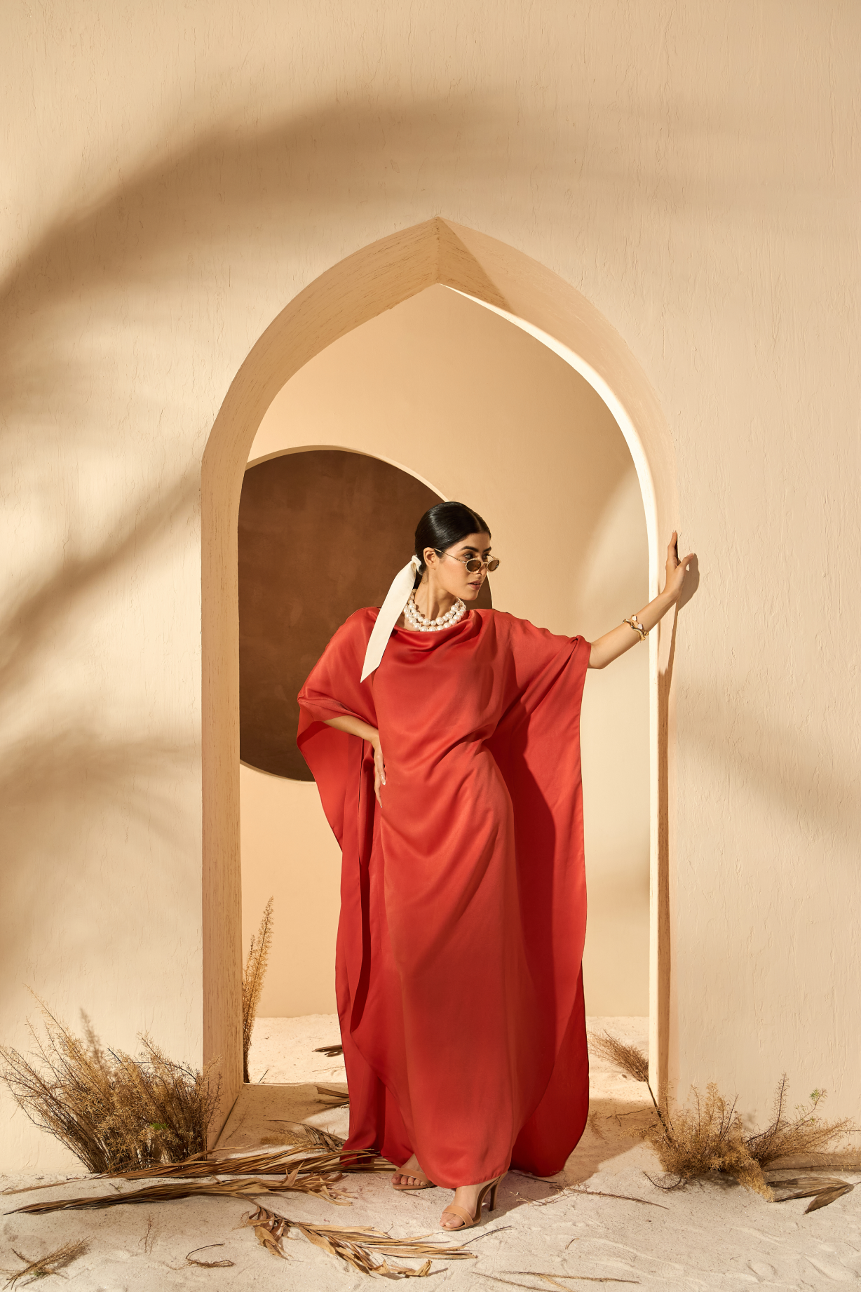 KYRA KAFTAN IN ORANGE