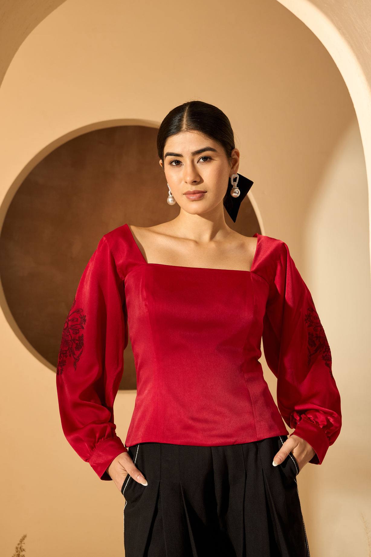 JOLIE TOP IN RED