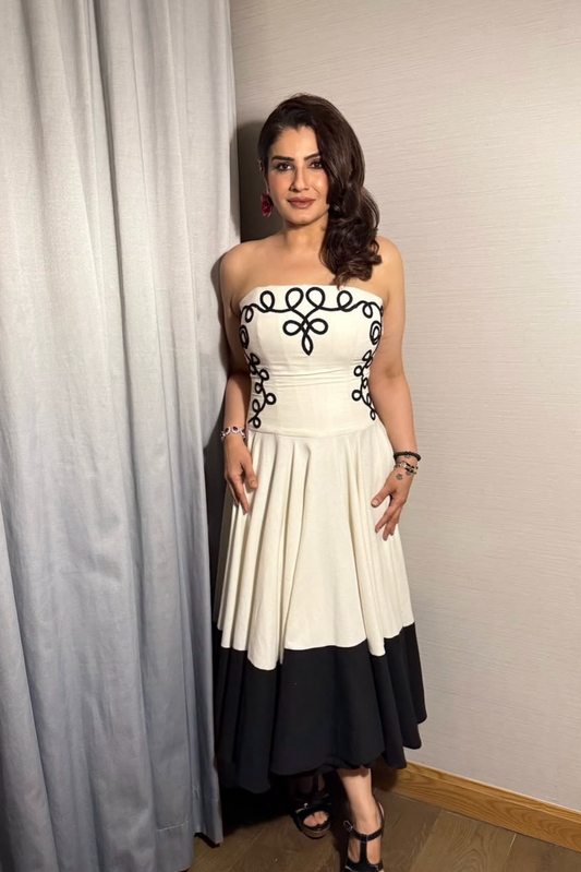 Erena Embroidered Corset Dress